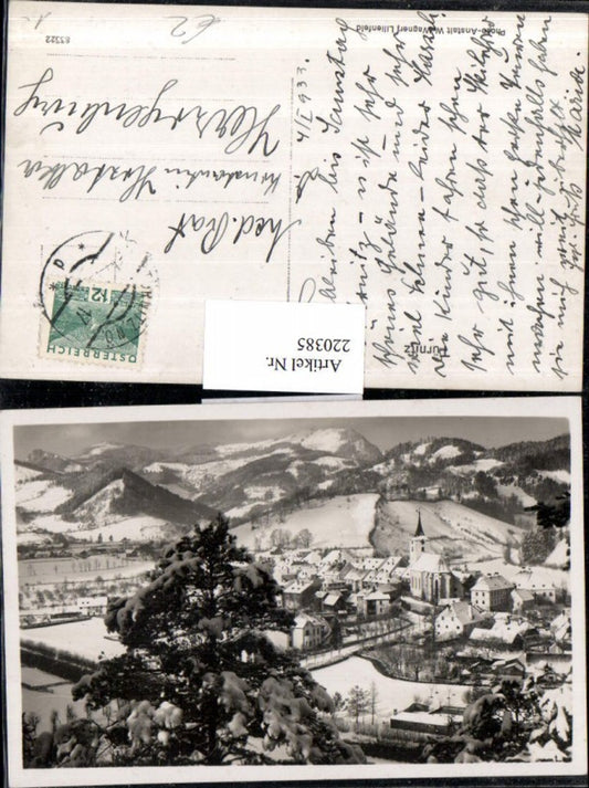 220385,Türnitz Totale Winterbild