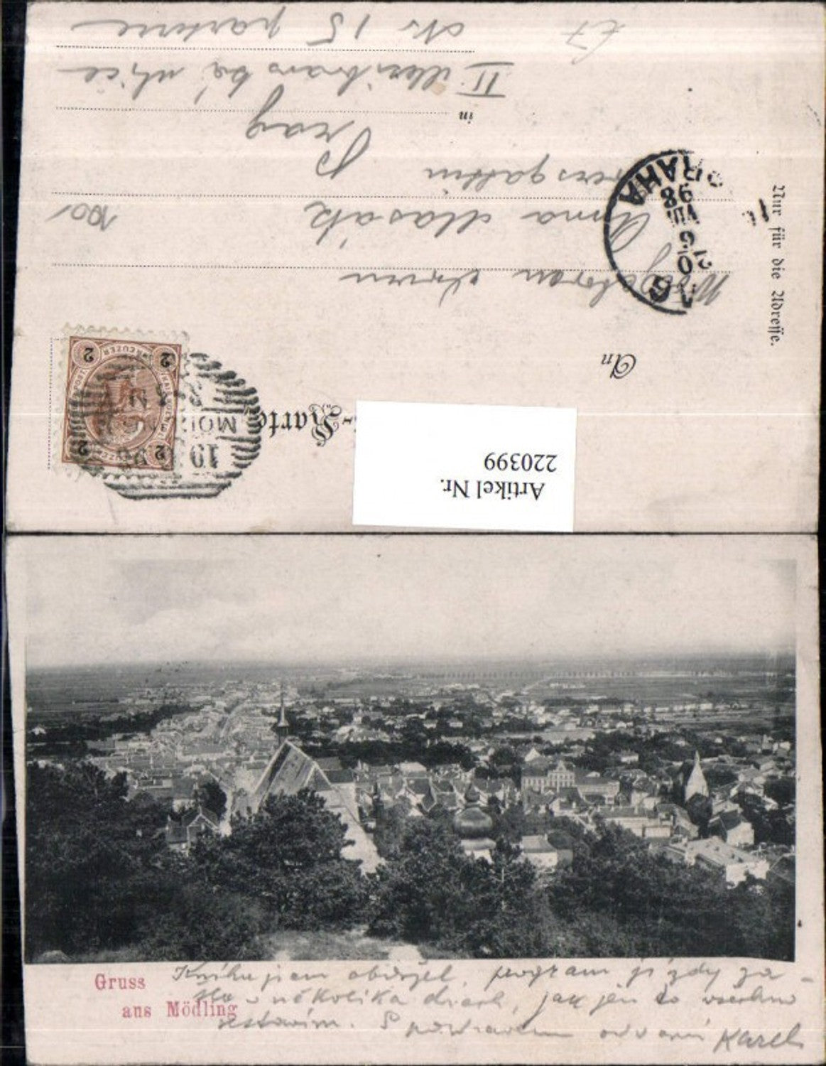 220399,Gruß aus Mödling Totale