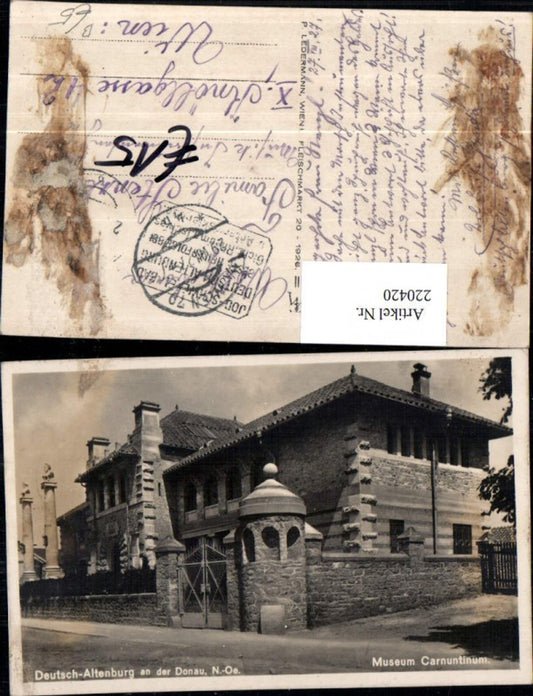 220420,Deutsch-Altenburg a. d. Donau Museum Carnuntinum