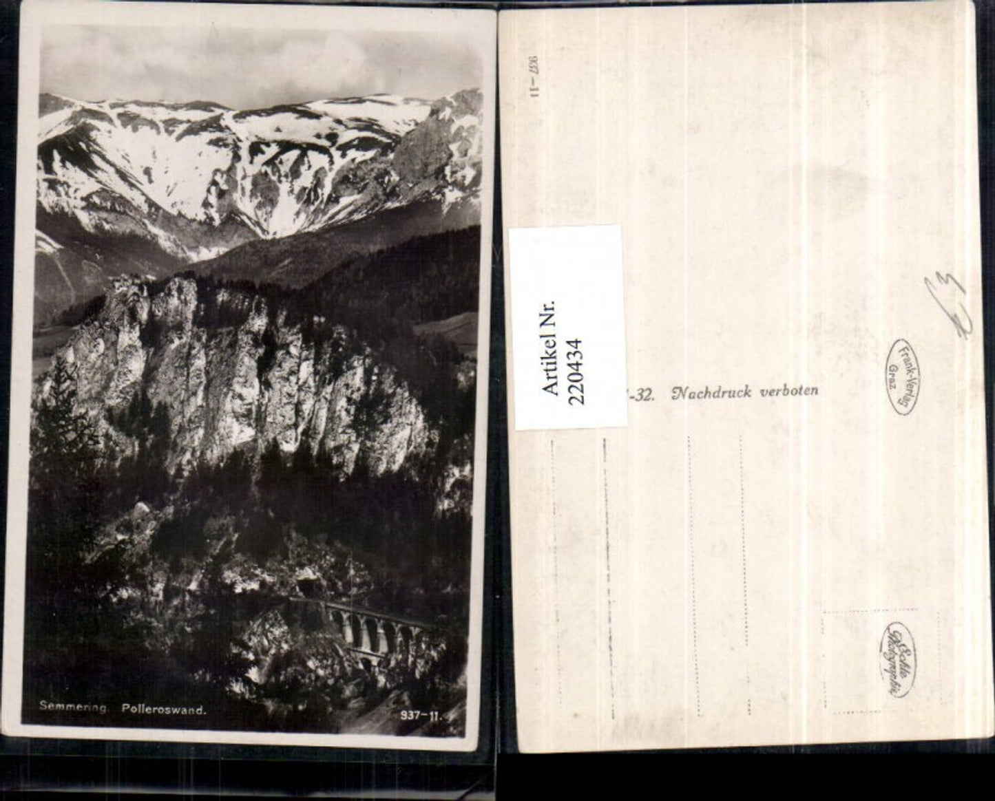 220434,Semmering Polleroswand Bergkulisse