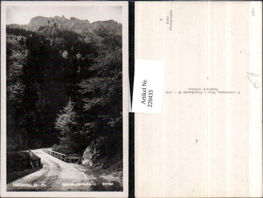 220435,Höllental Abbrennbrücke Brücke Partie