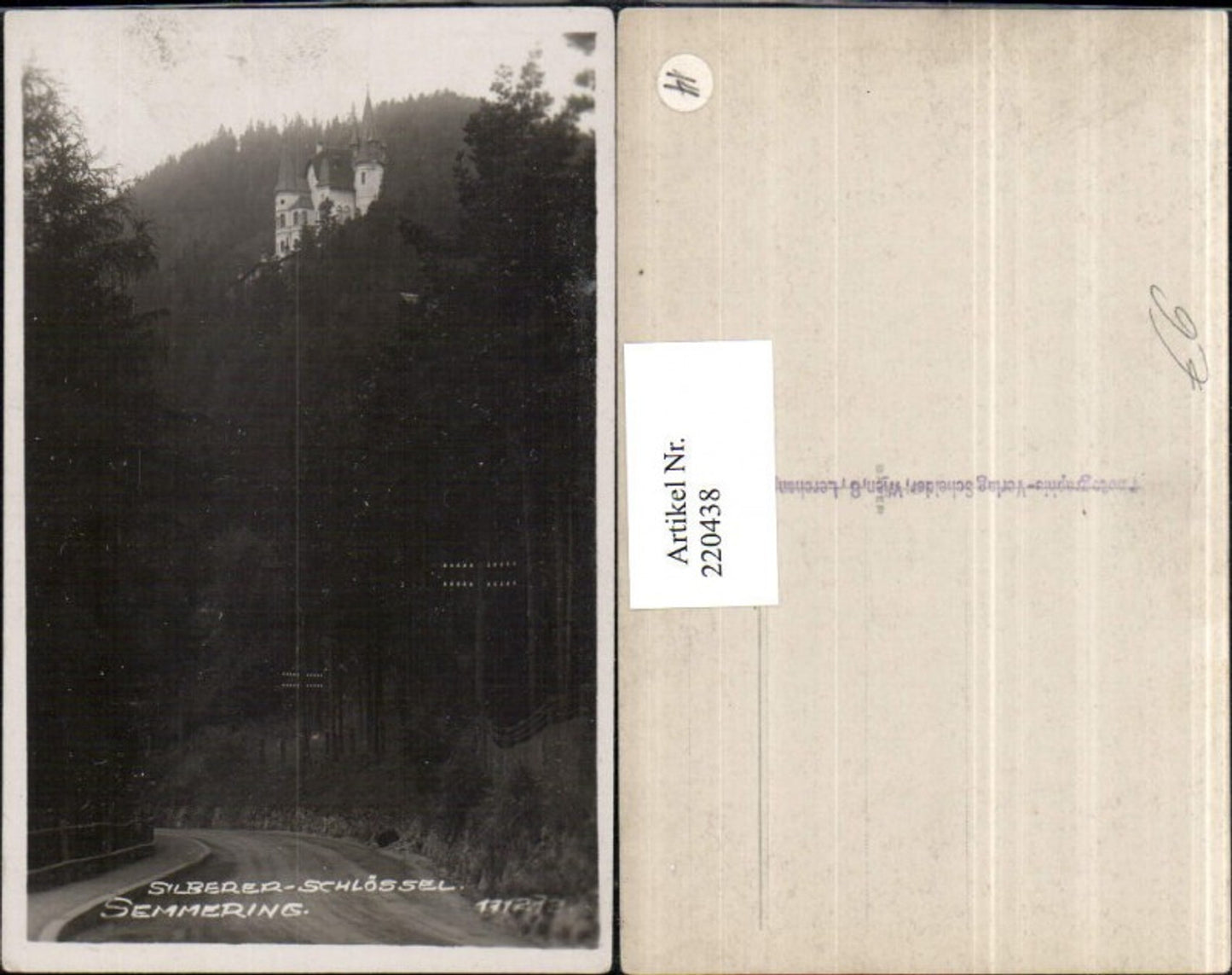 220438,Semmering Silberer-Schlössel Schloss