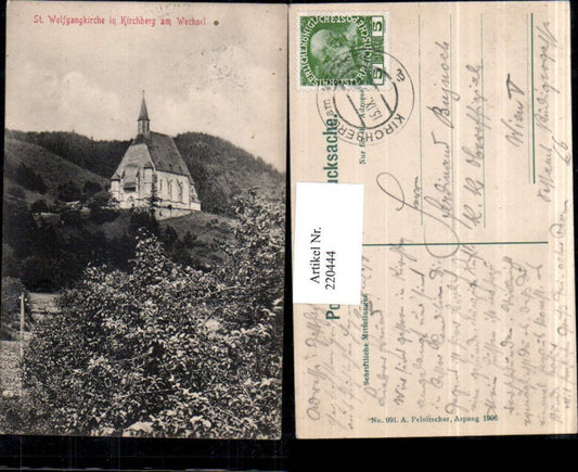 220444,St. Wolfgangkirche Kirche in Kirchberg a. Wechsel