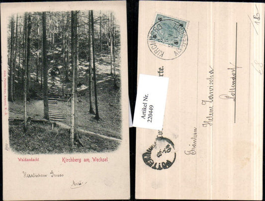 220449,Kirchberg a. Wechsel Waldandacht