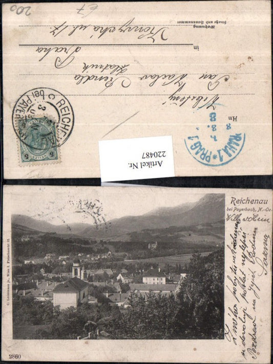 220487,Reichenau b. Payerbach Teilansicht