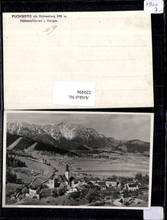 220496,Puchberg a. Schneeberg Totale