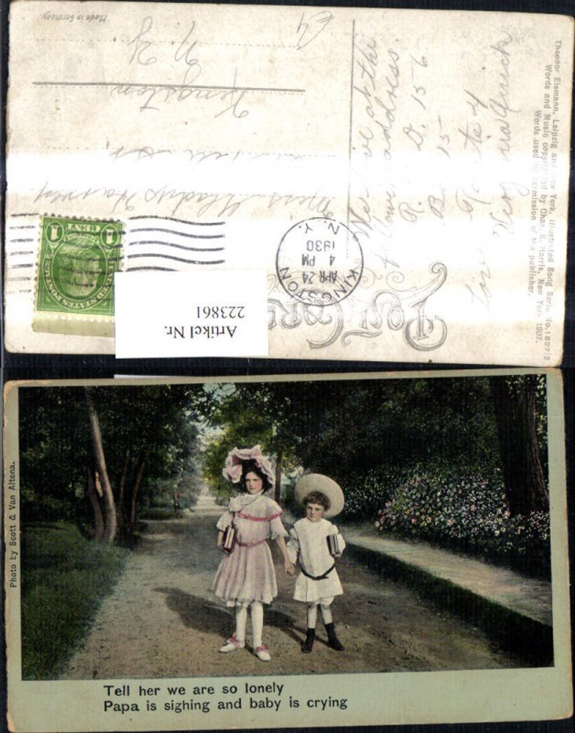 217556,Kinder a. Weg m. Bücher Tell her we are so lonely