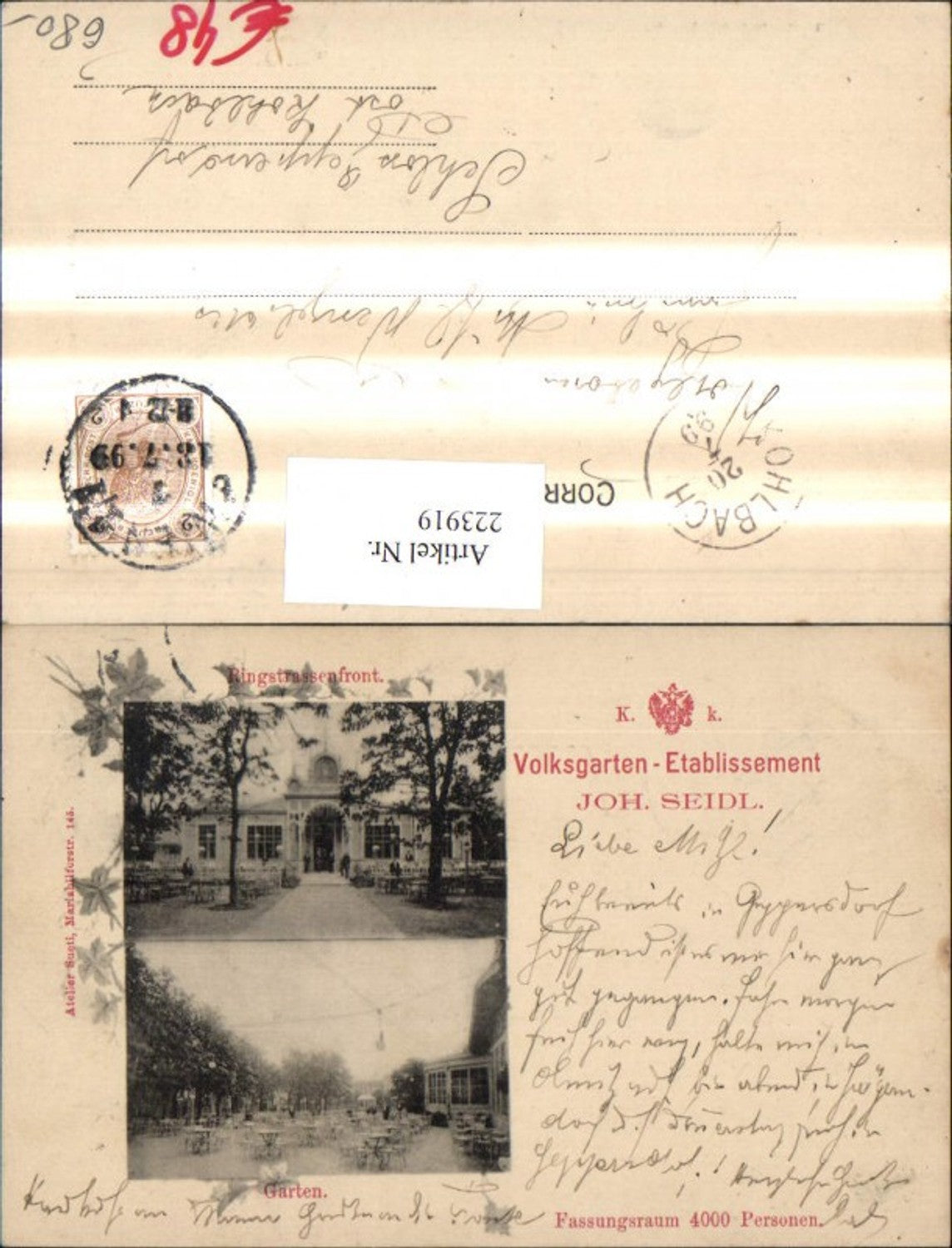 Alte Ansichtskarte – Old Postcard