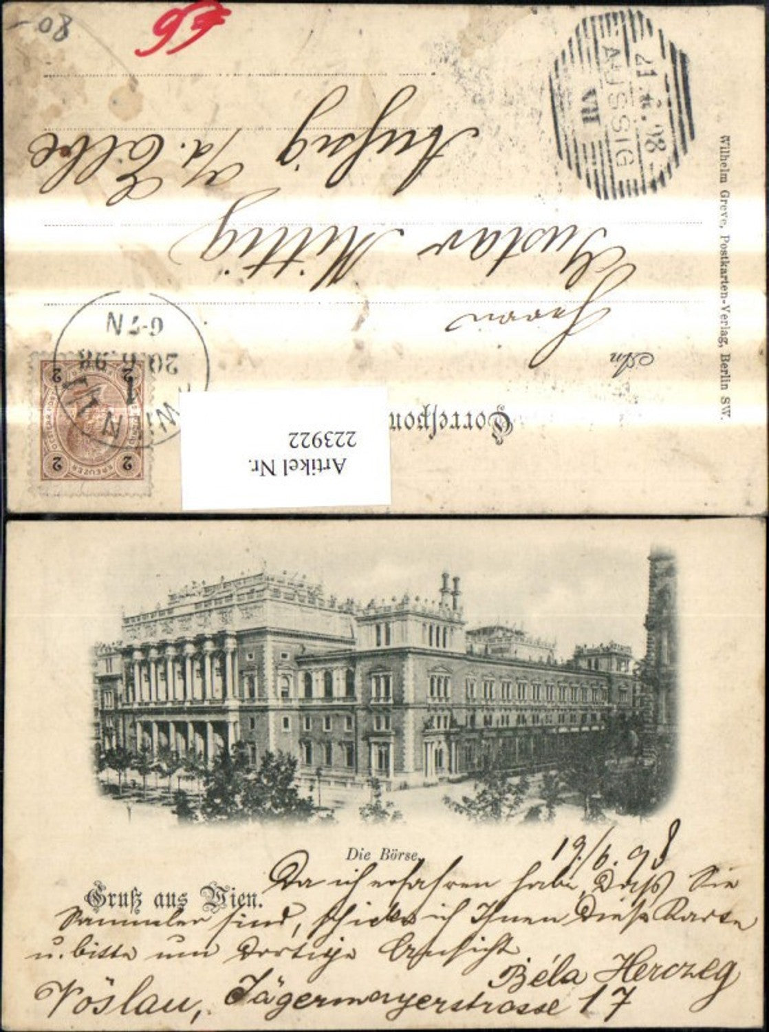 Alte Ansichtskarte – Old Postcard