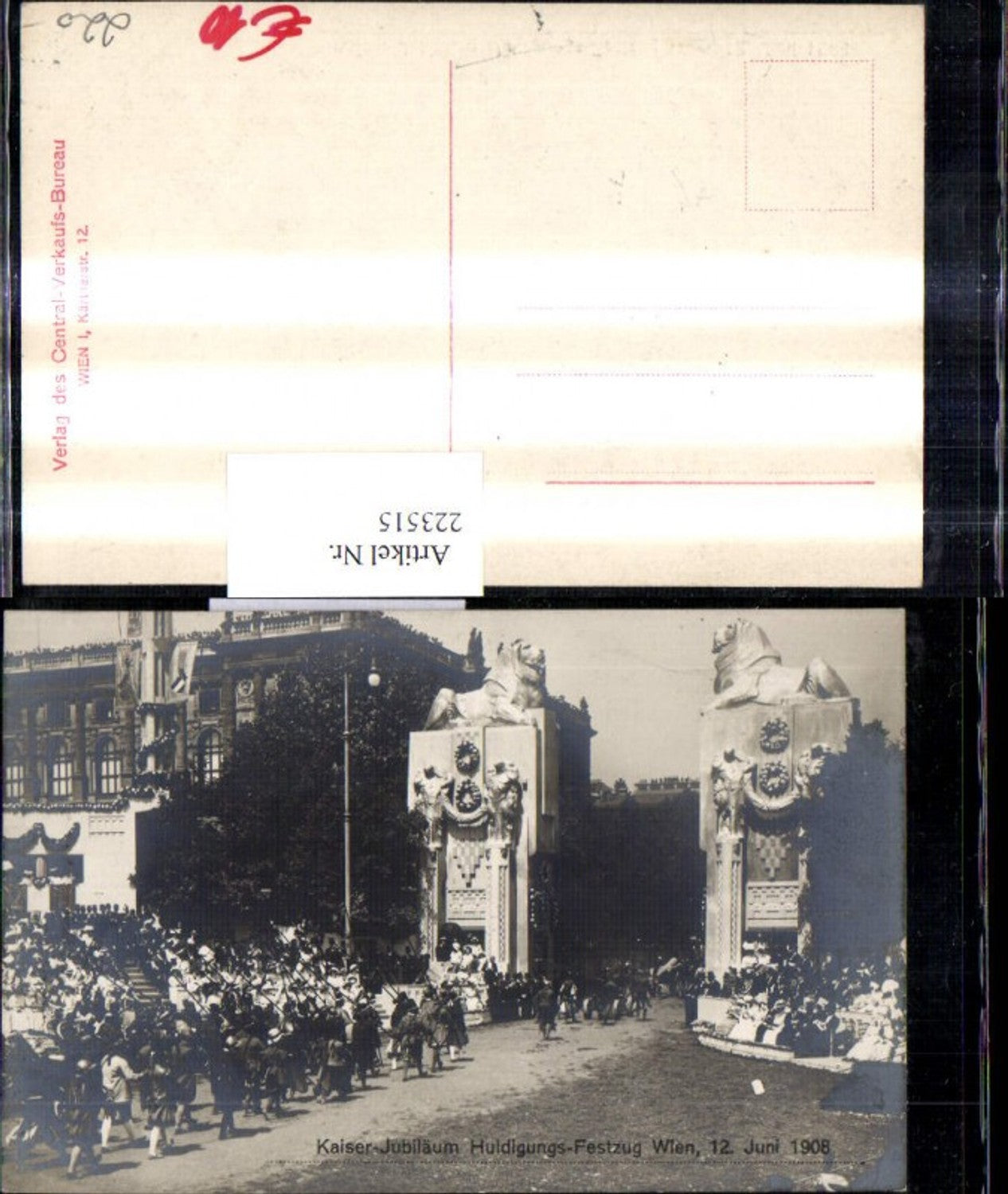 223515,Kaiser Jubiläums Huldigungs Festzug 1908 Adel Monarchie