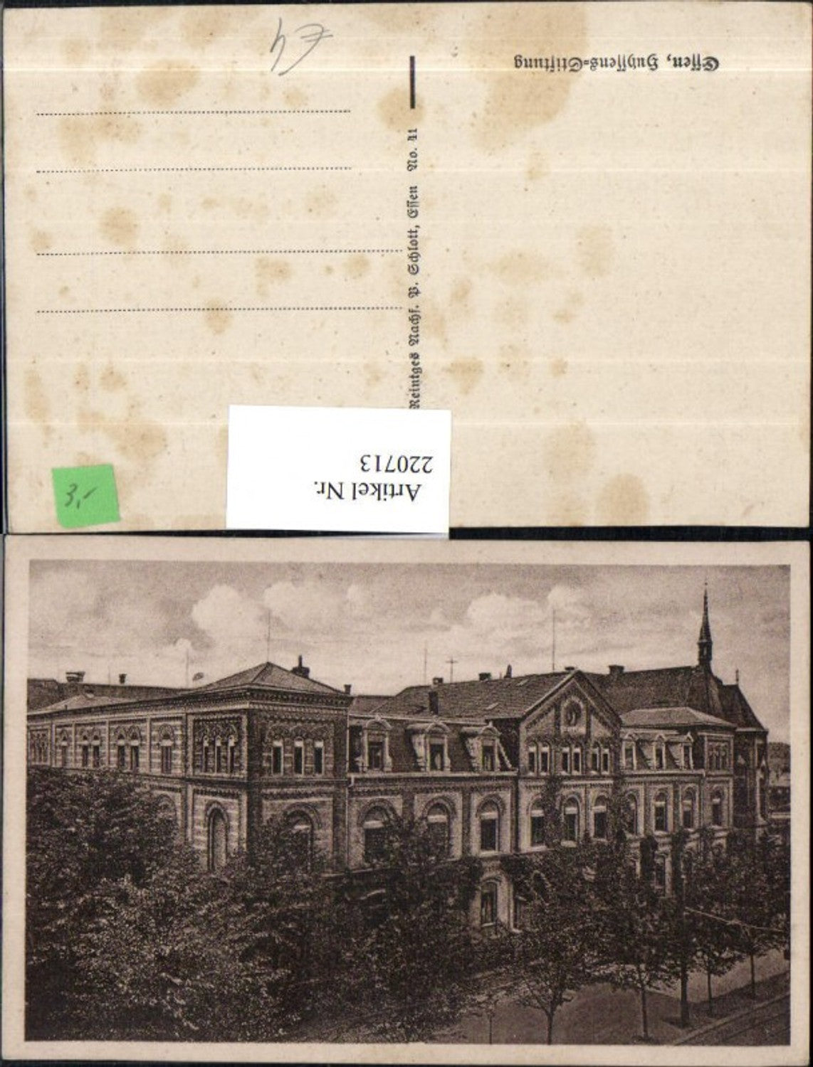 220713,Essen Huyssens-Stiftung Gebäude