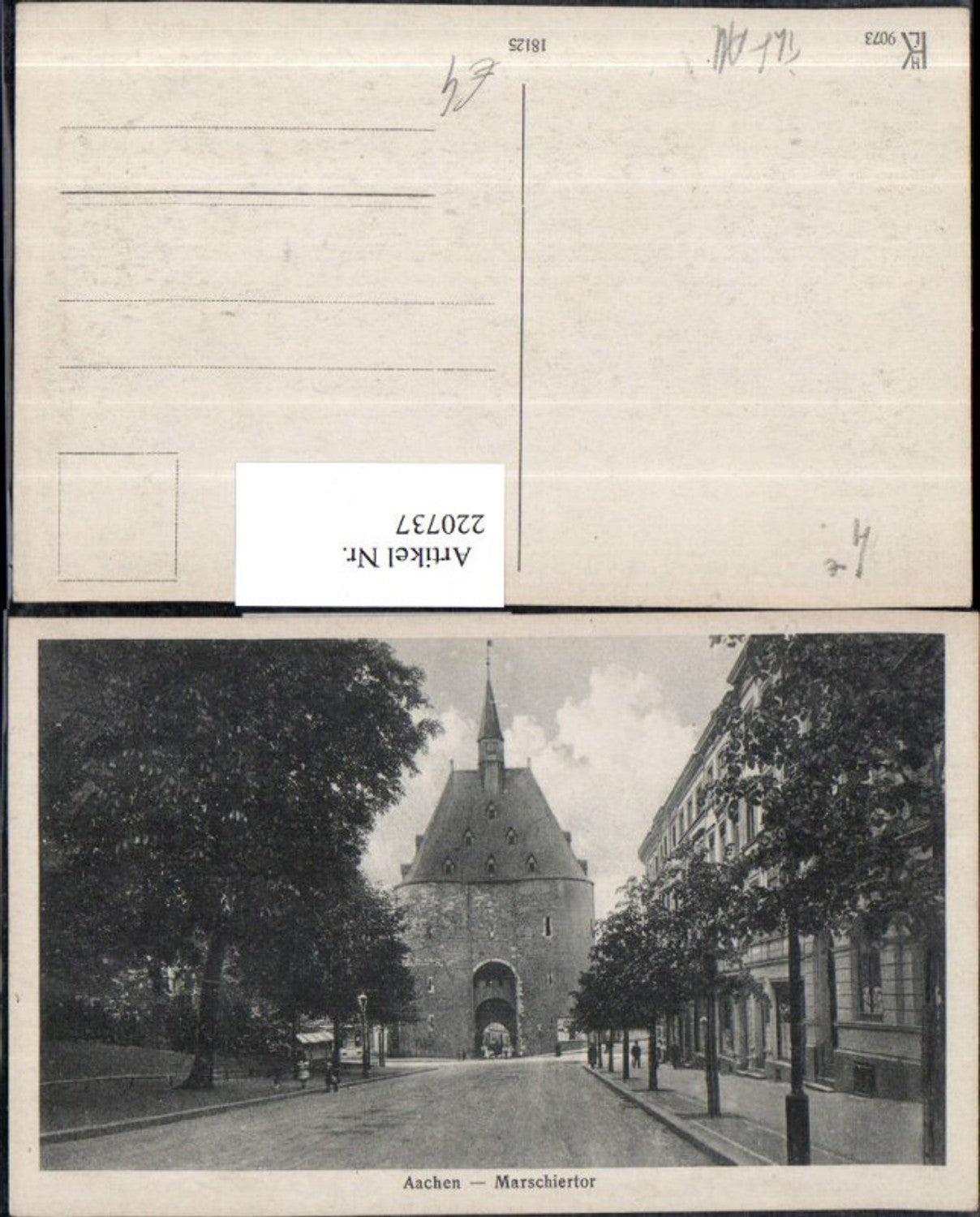 220737,Aachen Marschiertor Tor Straßenansicht