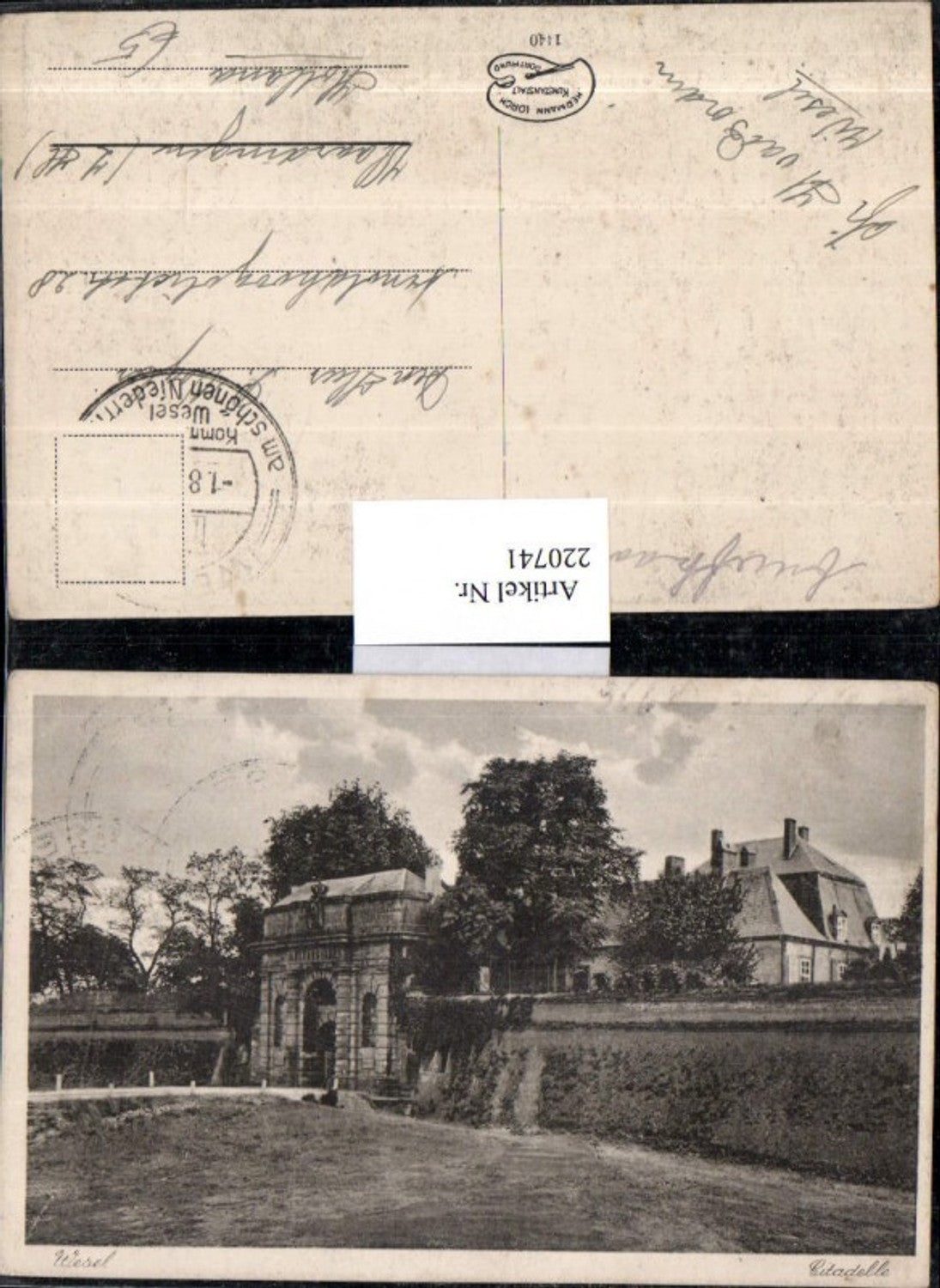 220741,Wesel Zitadelle Tor