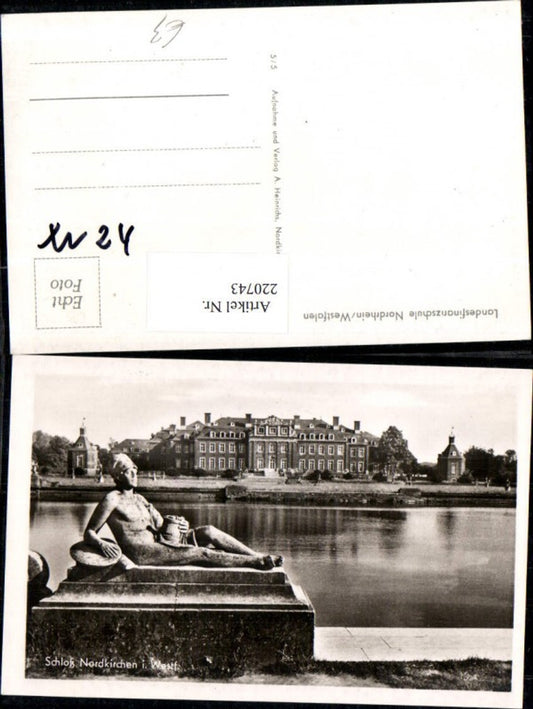 220743,Schloss Nordkirchen in Westfalen Statue