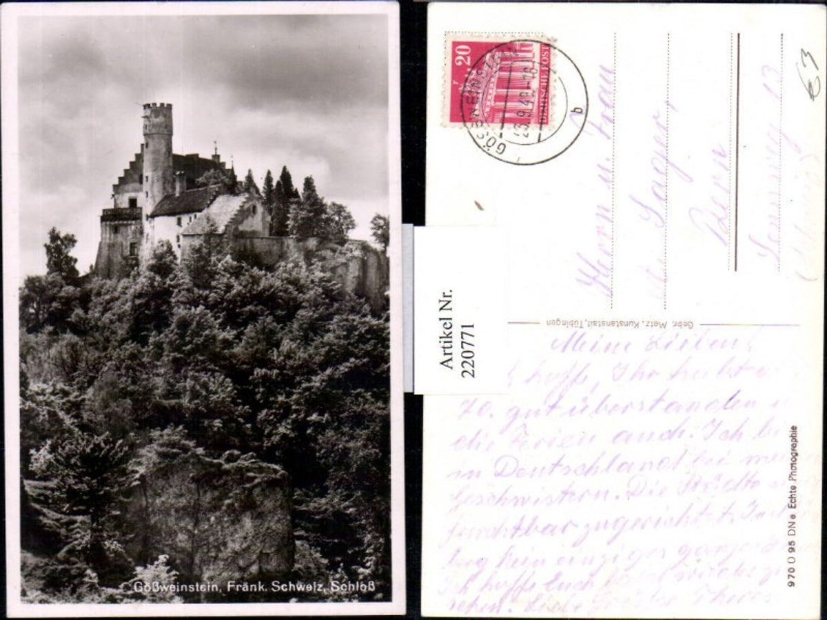 220771, Gößweinstein Franconian Switzerland Castle