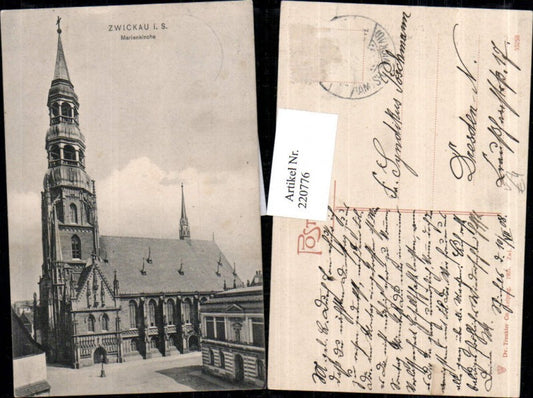 220776,Zwickau i. Sachsen Marienkirche Kirche pub Trenkler & Co