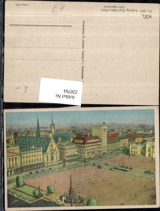 220784,Leipzig Karl-Marx-Platz früher Augustusplatz Platz