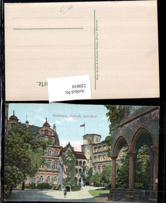 220810,Heidelberg Schloss Schlosshof Hof