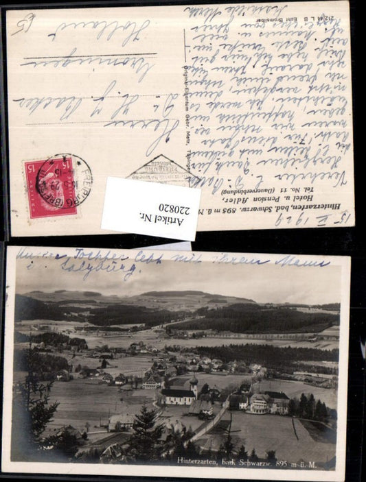 220820, Hinterzarten in the Black Forest, general view