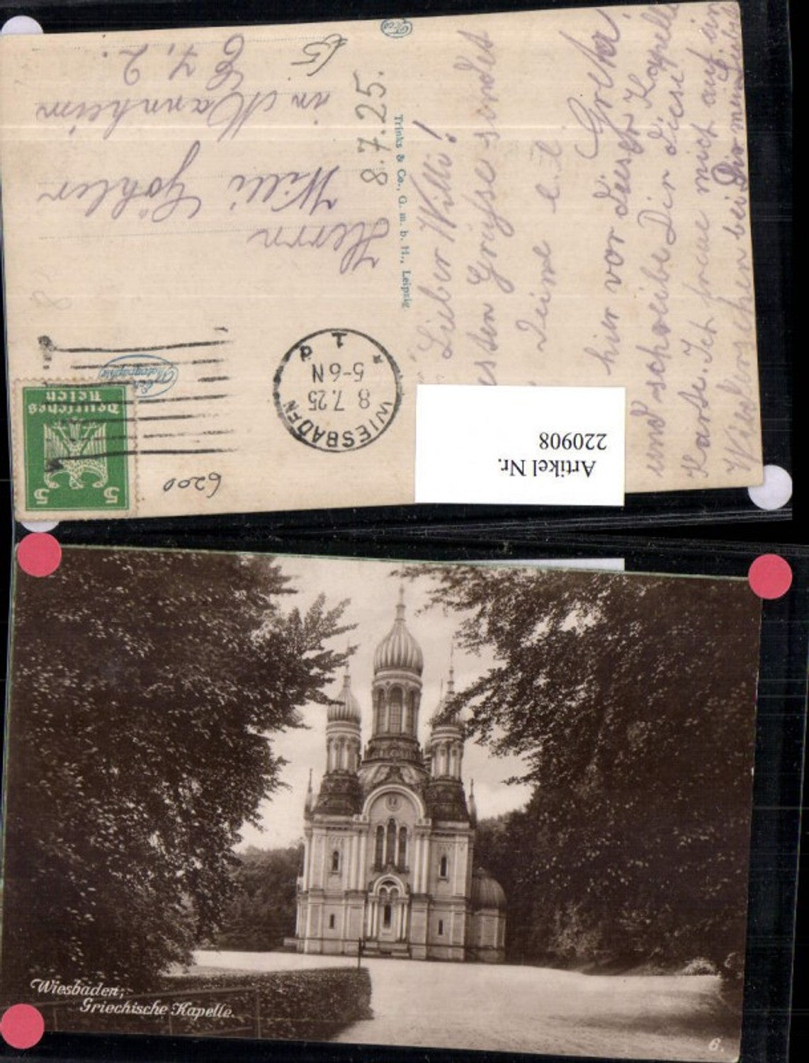 220908,Wiesbaden Griechische Kapelle Kirche