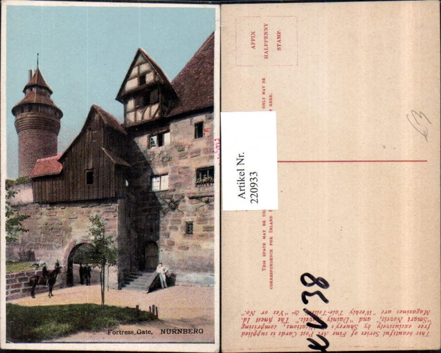 220933,Nürnberg Fortress Gate Tor Turm