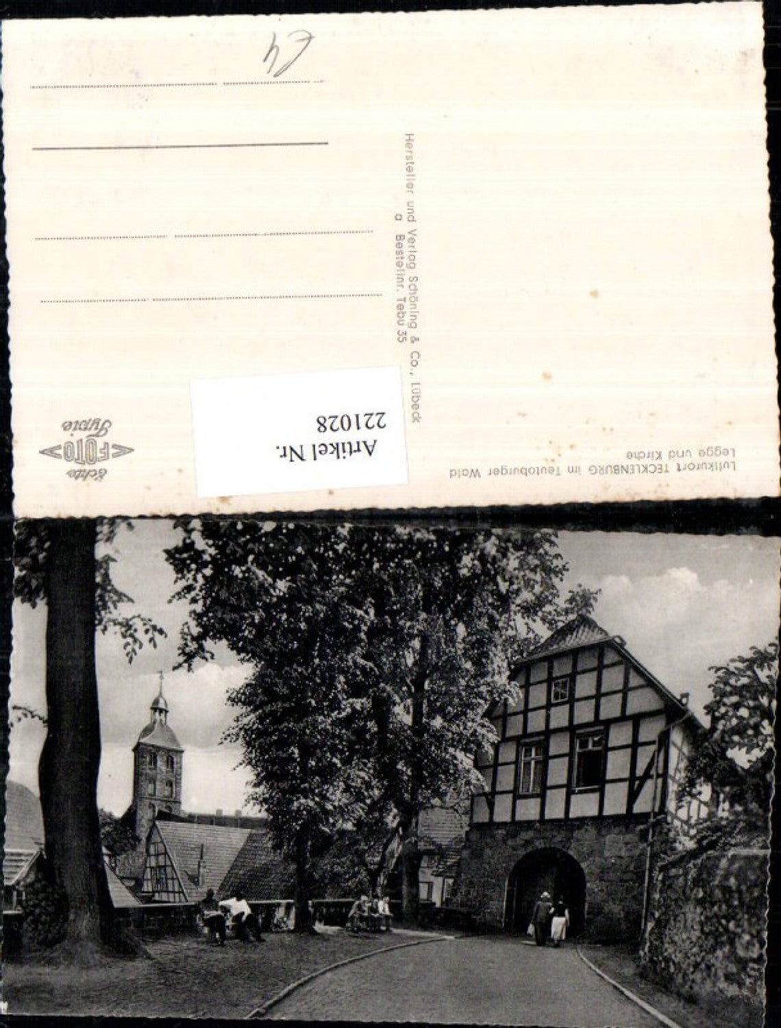 221028,Tecklenburg im Teutoburger Wald Legge u. Kirche