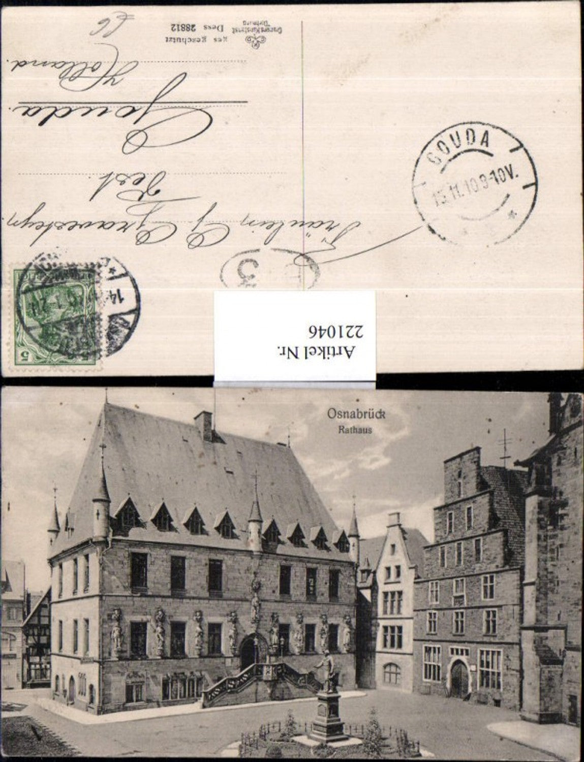 221046,Osnabrück Rathaus Denkmal