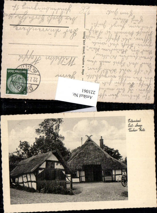 221061,Ostseebad Ost-Deep Fischer Kate Hausansicht
