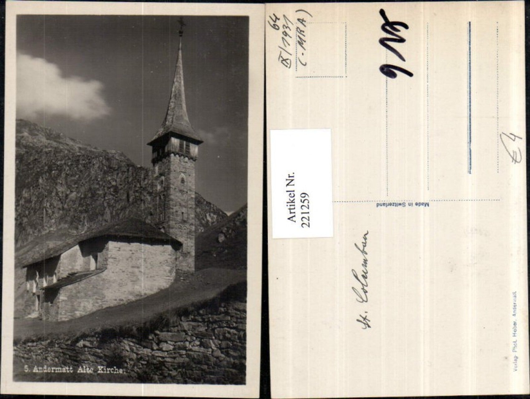 Alte Ansichtskarte – Old Postcard