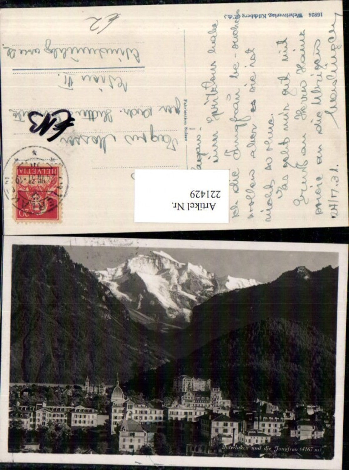 Alte Ansichtskarte – Old Postcard
