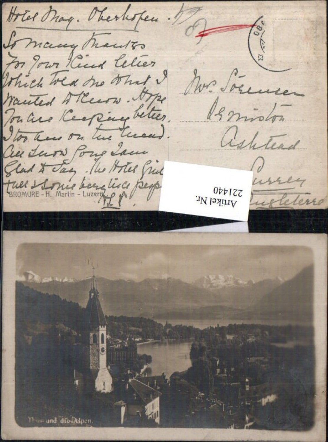 Alte Ansichtskarte – Old Postcard