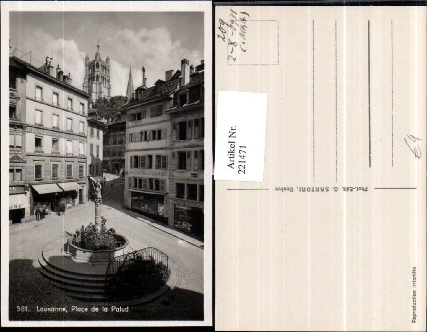 Alte Ansichtskarte – Old Postcard