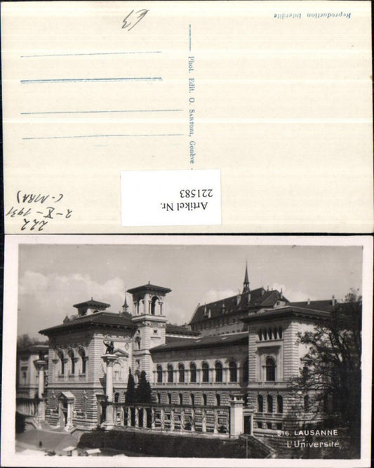 Alte Ansichtskarte – Old Postcard