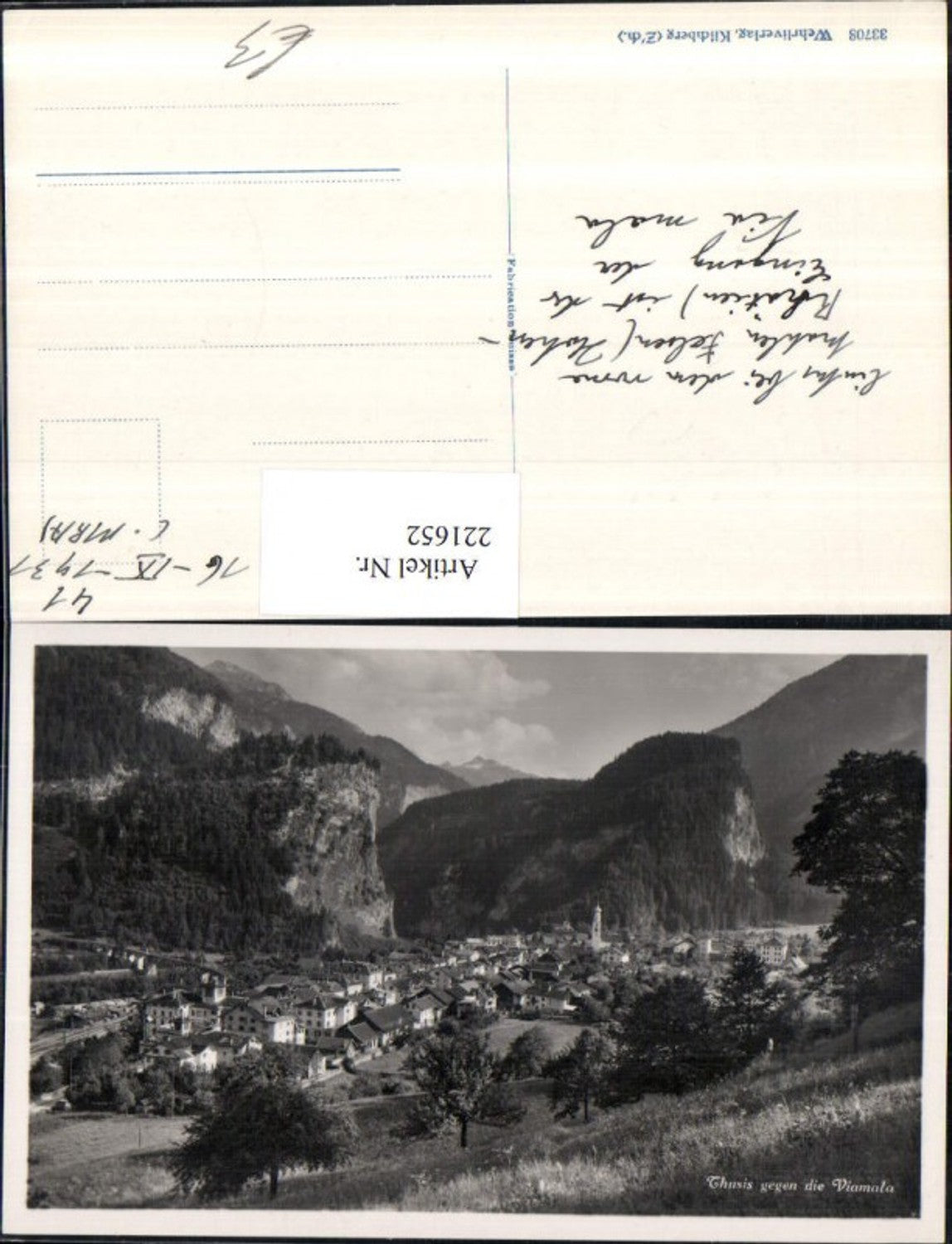 Alte Ansichtskarte – Old Postcard