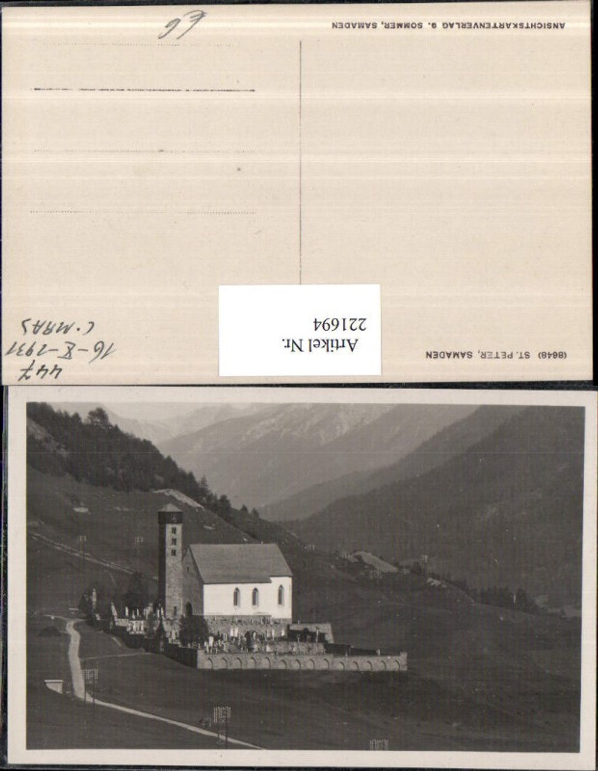 Alte Ansichtskarte – Old Postcard