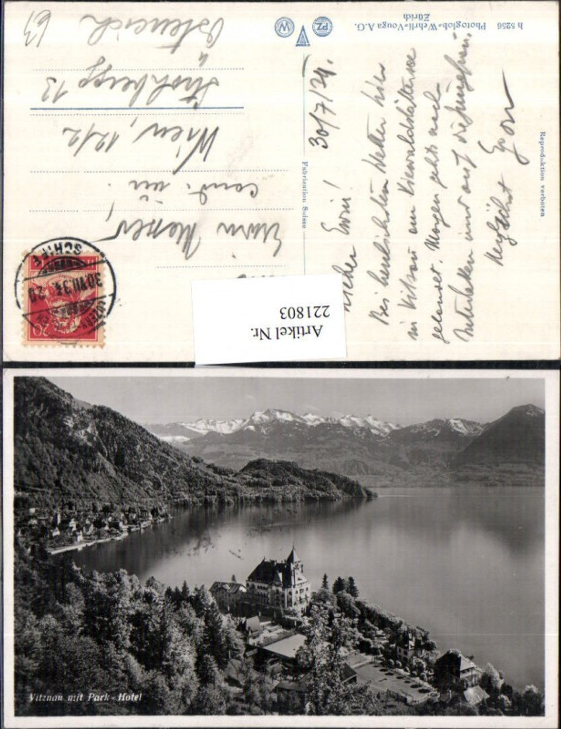 Alte Ansichtskarte – Old Postcard