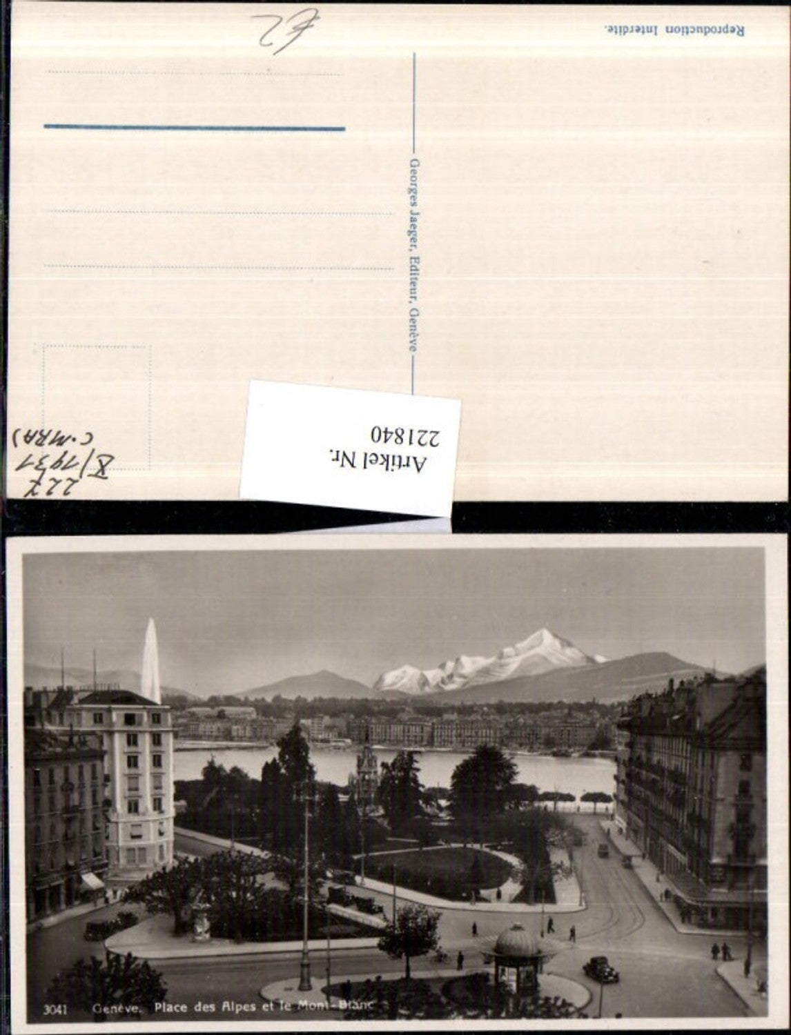 Alte Ansichtskarte – Old Postcard
