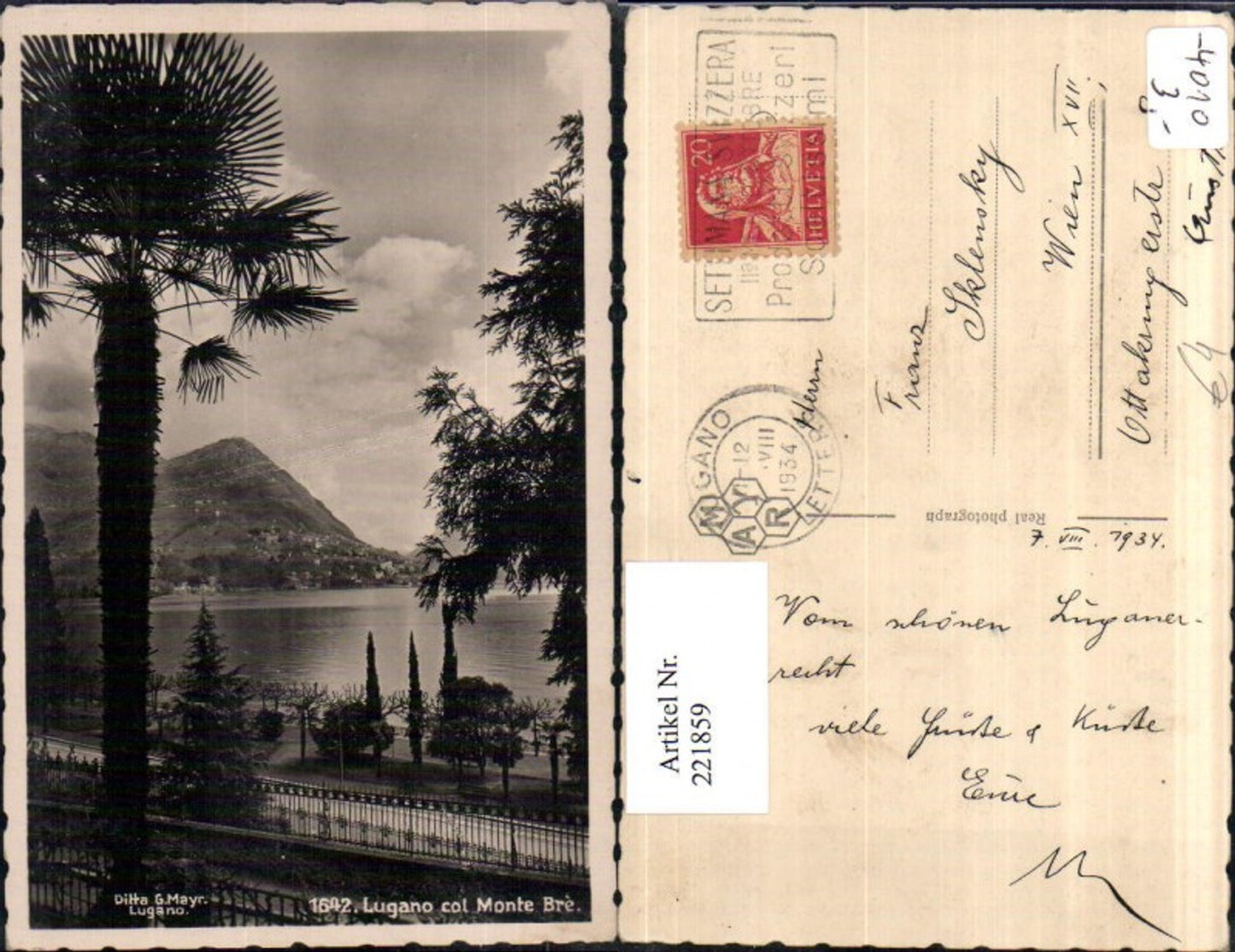 Alte Ansichtskarte – Old Postcard