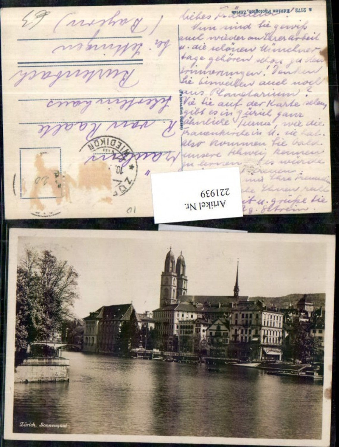 Alte Ansichtskarte – Old Postcard