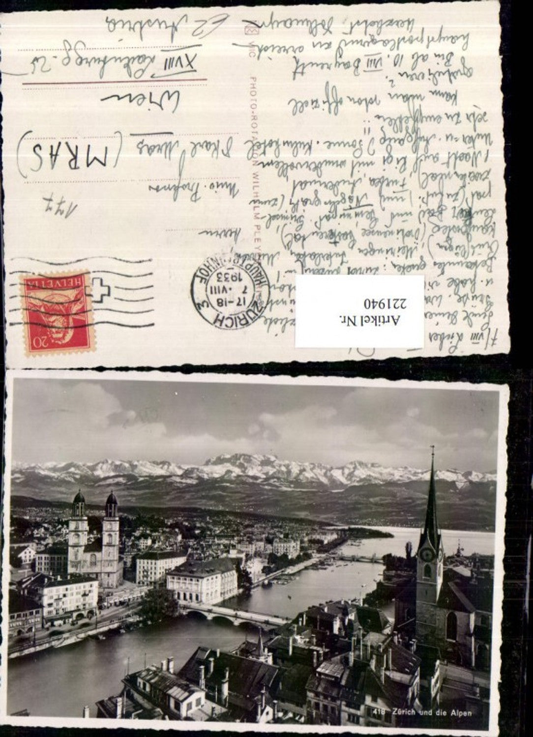 Alte Ansichtskarte – Old Postcard
