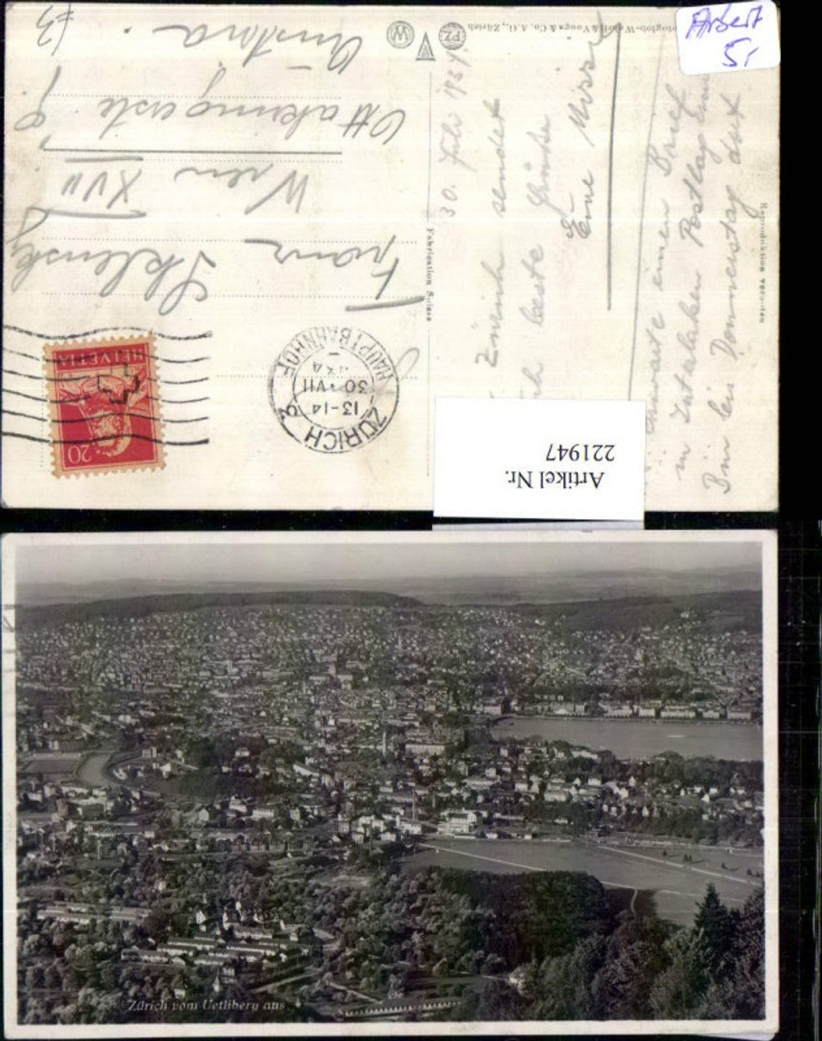 Alte Ansichtskarte – Old Postcard