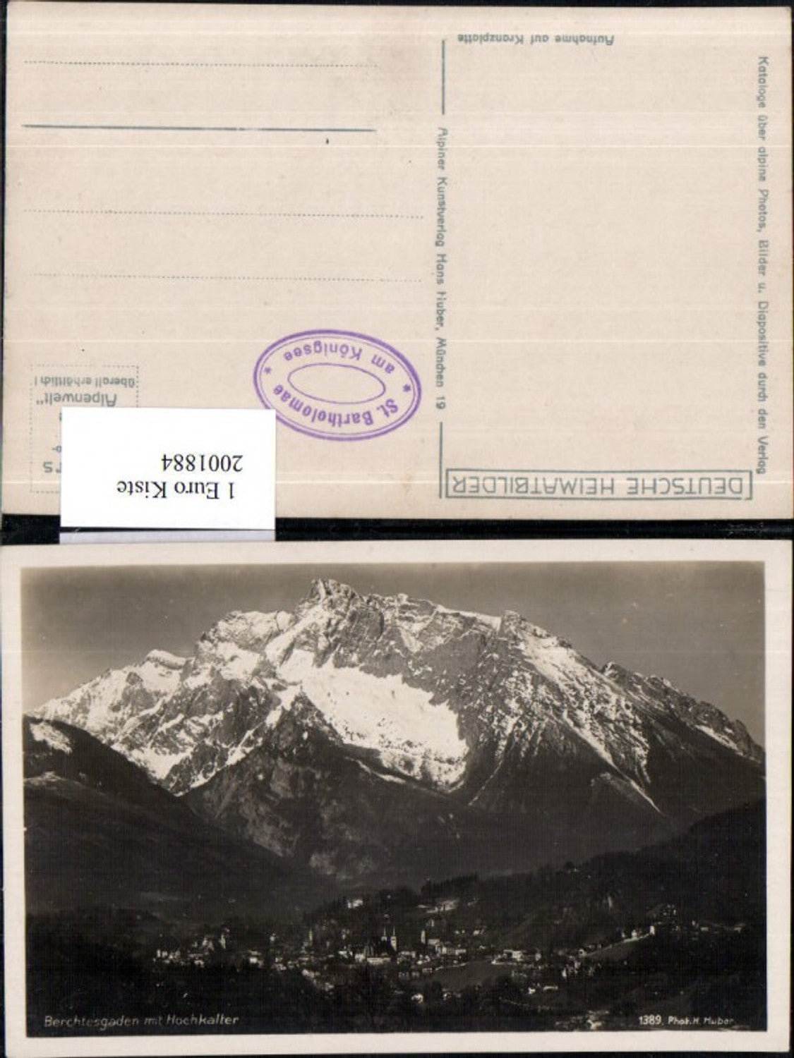 2001884,Berchtesgaden Totale m. Hochkalter