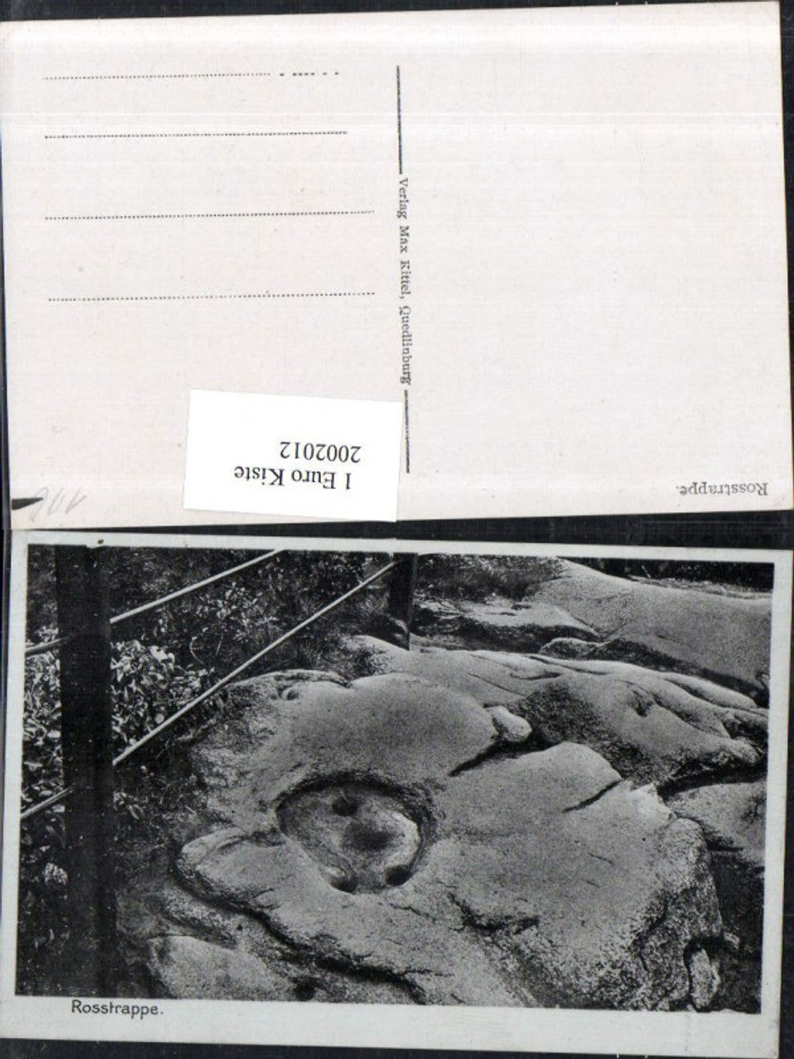 2002012,Rosstrappe Roßtrappe b. Thale Treseburg u. Wienrode Partie