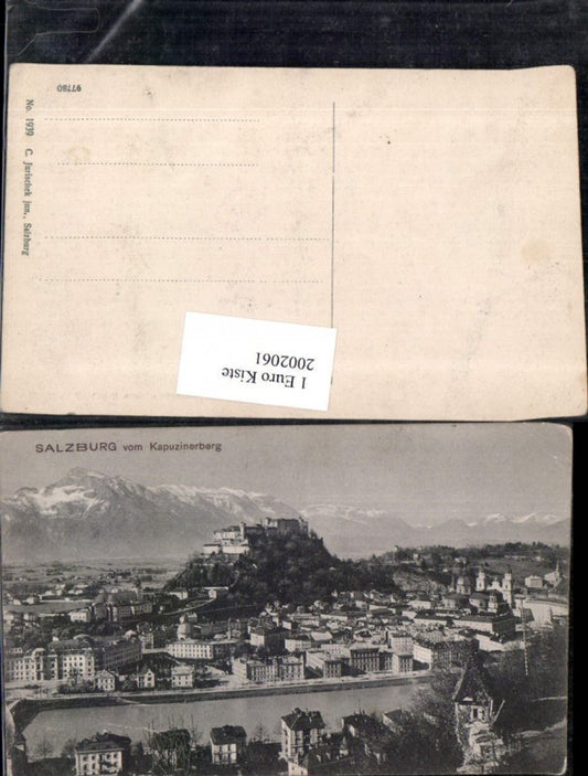2002061,Salzburg Totale vom Kapuzinerberg