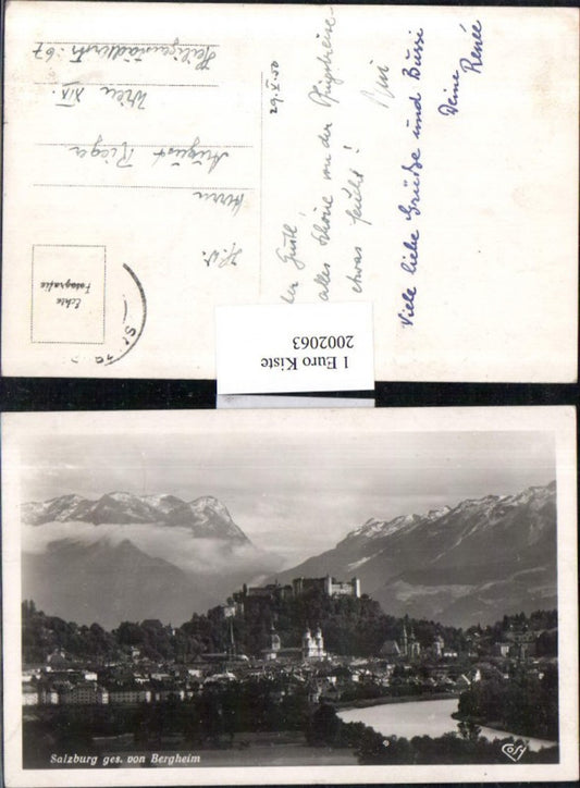 2002063,Salzburg Totale von Bergheim