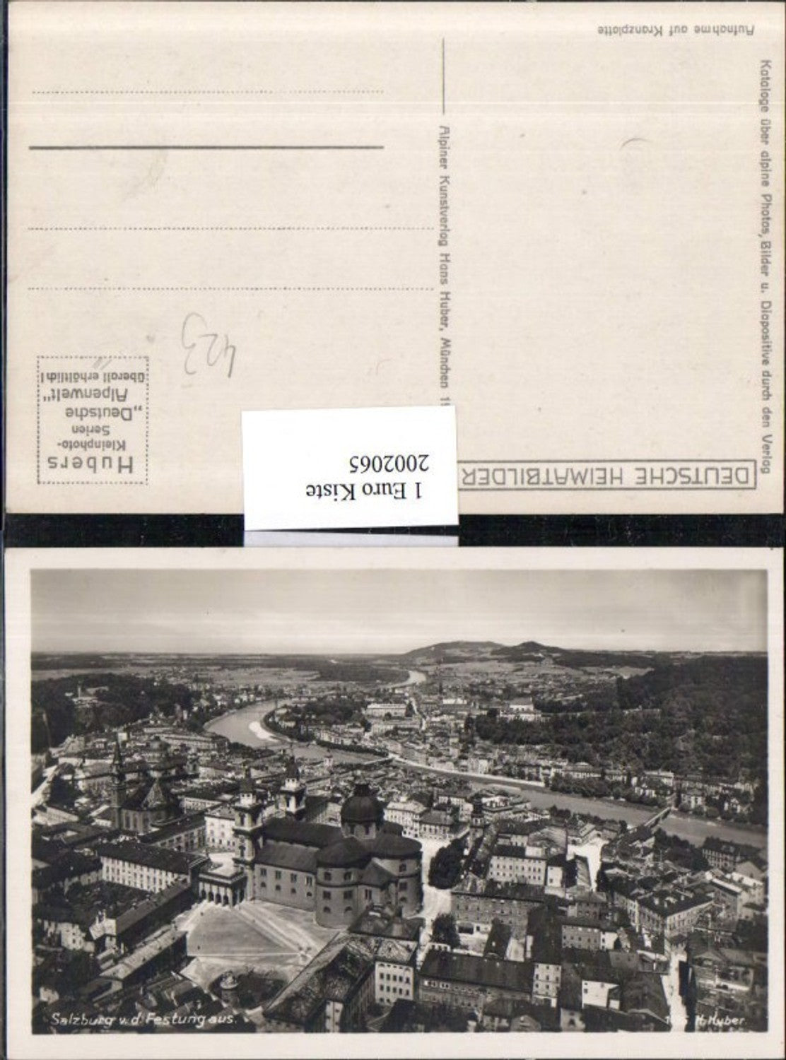 2002065,Salzburg Totale von d. Festung aus gesehen