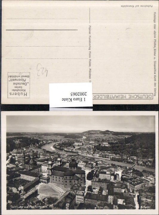 2002065,Salzburg Totale von d. Festung aus gesehen