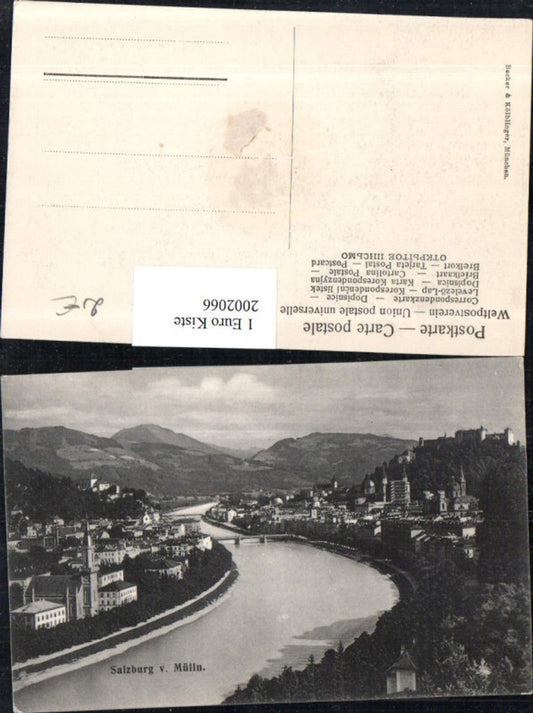 2002066,Salzburg Teilansicht von Mülln