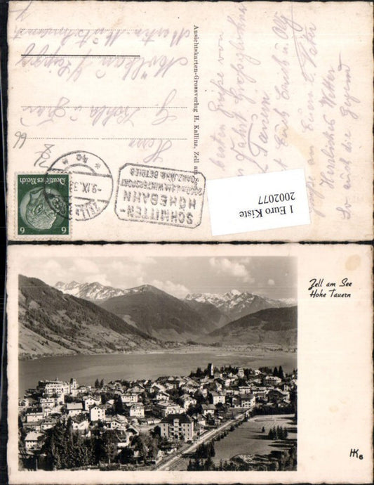 2002077,Zell am See Totale m. Hohe Tauern