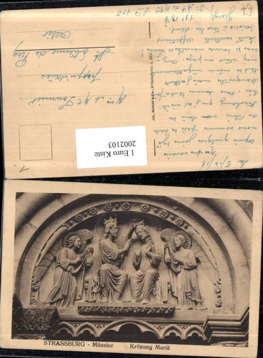 2002103,Straßburg Münster Krönung Mariä